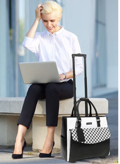 Stylish rolling bags and soft-sided cases