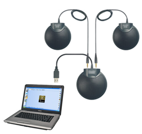 Flat Multi-Node Microphone